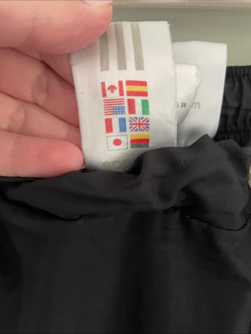 Vintage Early 2000s Adidas Track Pants with White Stripes - Picture 10 of 11